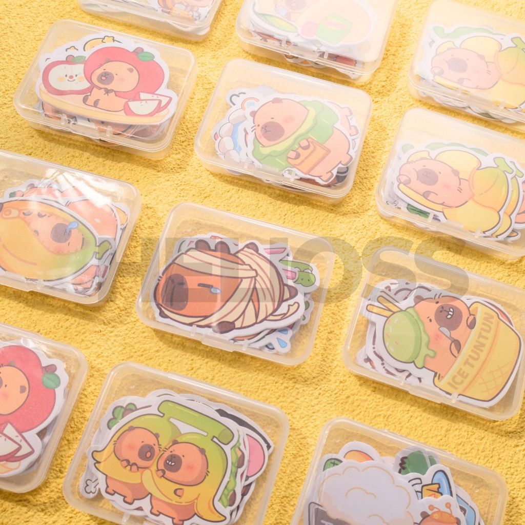

STIKER CAPYBARA STIKER DEKORATIF KISSCUT STIKER LAPTOP BUKU BAHAN KERTAS MOTIF CAPYBARA STIKER BOX MINI CAPPYBARA LUCU TERMURAH HELIOSS.CO