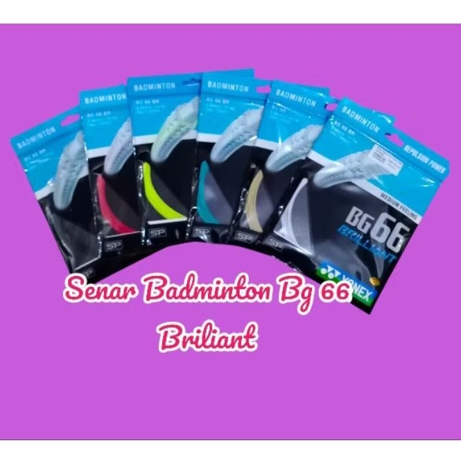 Senar Badminton / Tali Raket Yonex BG 66 Brilliant ORIGINAL
