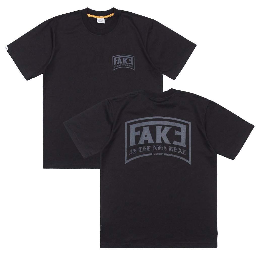 Ori HANDMAD - TS FAKE 24 Men T-shirt 20's Kaos Pria dan Wanita