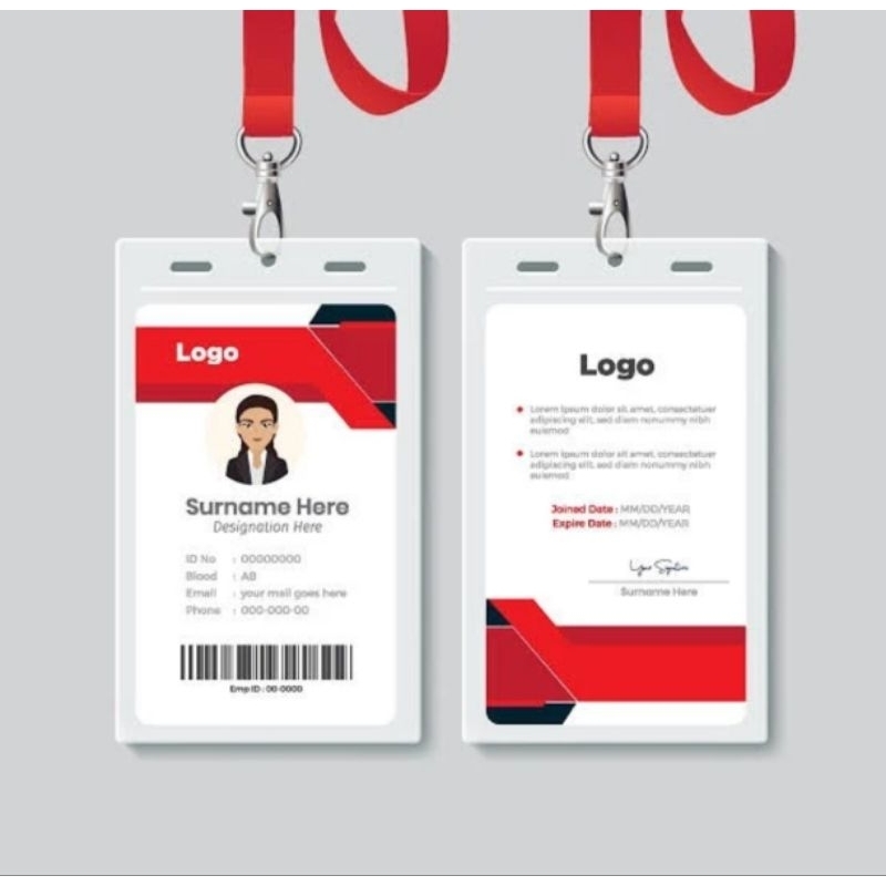 

Cetak Kartu ID Card bahan PVC bisa bolak balik