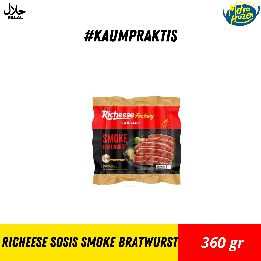 

RICHEESE Sosis Smoke Bratwurts 360gr (6pcs)