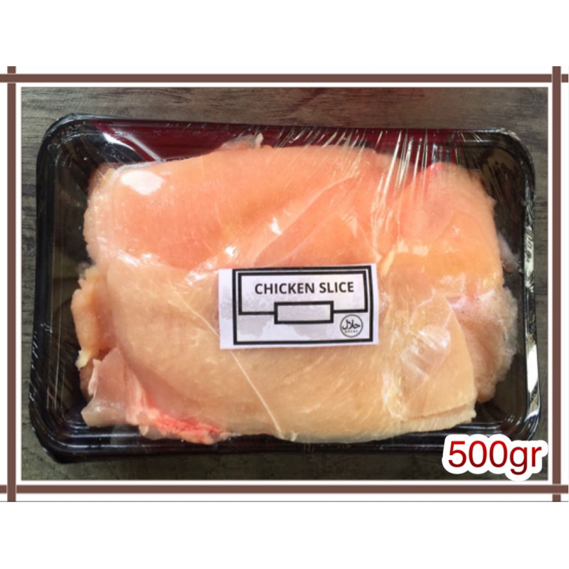 

Chicken Slice 500 gr - Ayam Slice