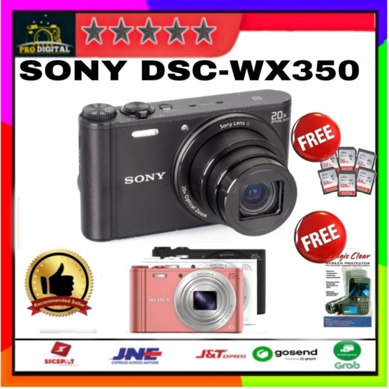 Sony Syhbershot DSC-WX350 Kamera Sony WX350 Garansi 1 Tahun