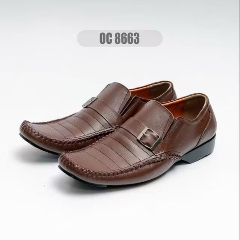 Sepatu Kulit Asli Odon CibaduyutOc 8663,