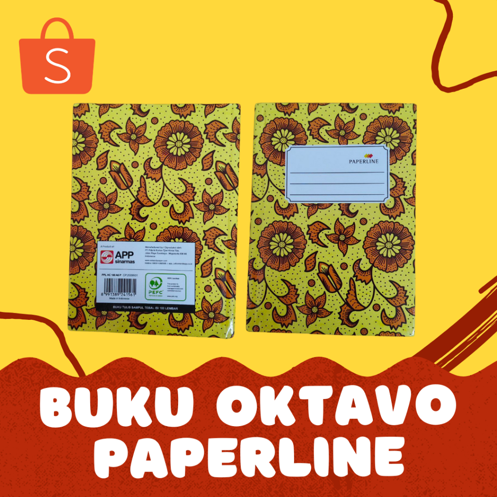 

Buku Oktavo A6 Paperline 100 Lembar