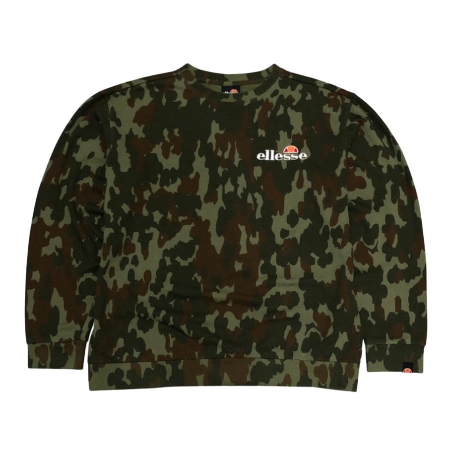 ELLESSE Fierro Camo Sweatshirt Khaki