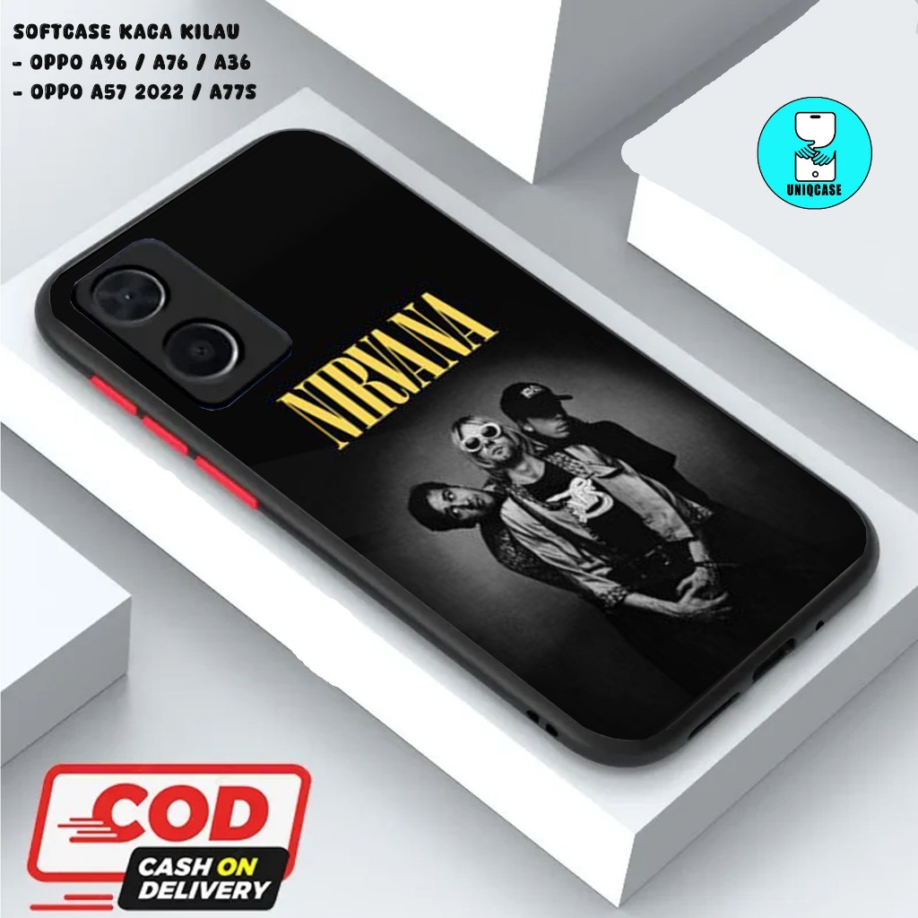 UNIQ  CASE SOFTCASE GLOSSY (KACA KILAU) OPPO A96 / A76 / A36 || OPPO A57 2022 / A77S dan ALL TYPE SM