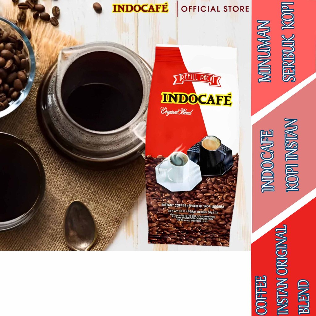 

GFD Coffee Orinal Blend Refill - Indocafe - Minuman Serbuk Kopi Instan - 50gr