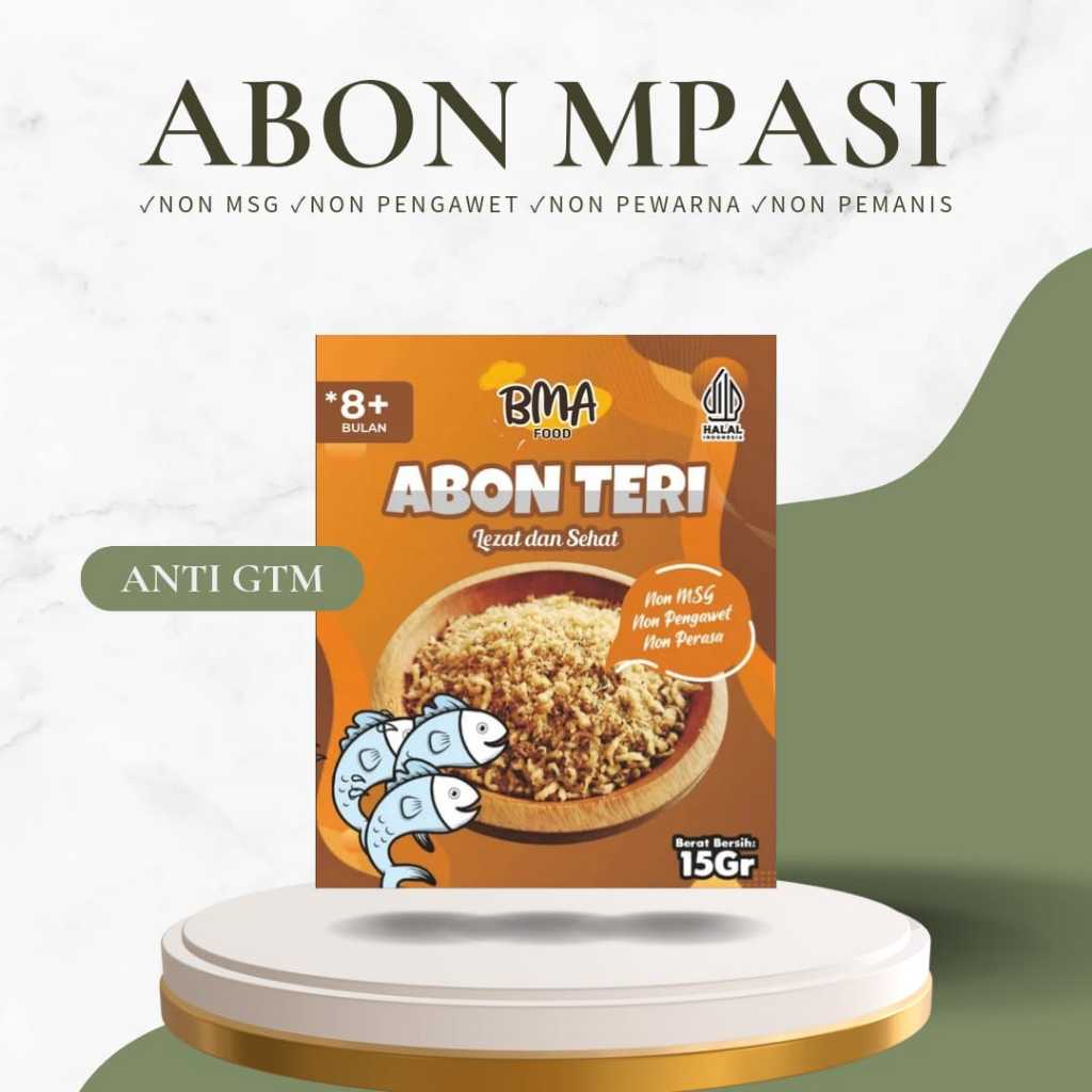 

Abon MPASI Abon Teri 15 gr Abon BMA