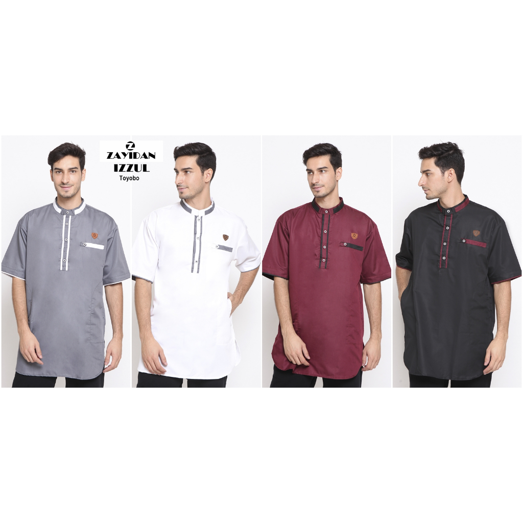 BAJU KOKO PRIA MUSLIM MODERN ZAYIDAN - IZZUL