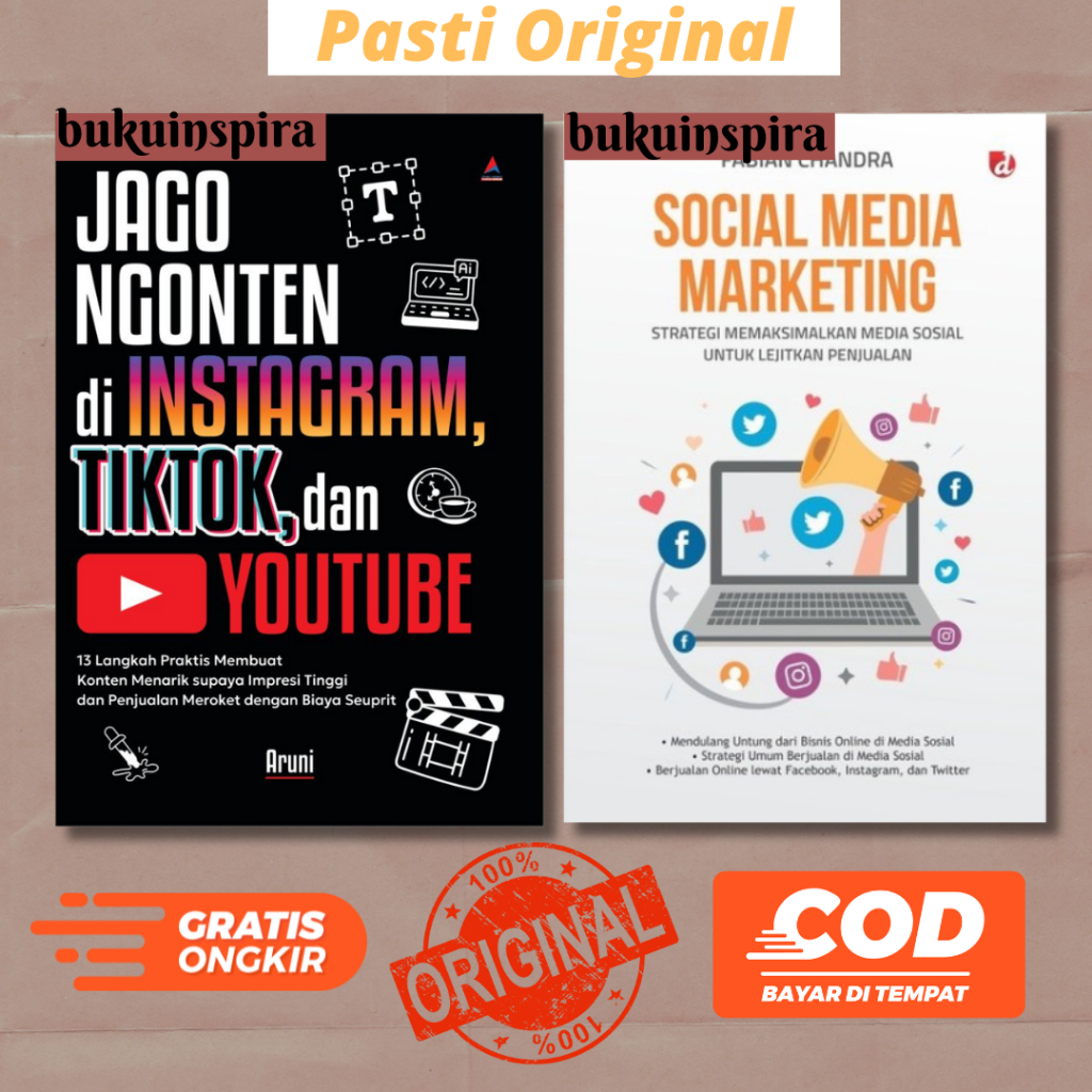 BUKU JAGO NGONTEN DI INSTAGRAM, TIKTOK, DAN YOUTUBE