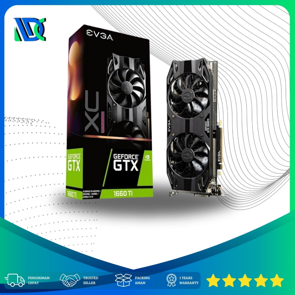 GTX 1660 ti Evga GTX 1660ti 6gb XC Ultra Mulus garansi panjang