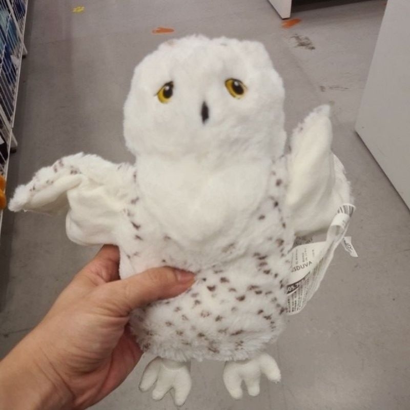 [TERMURAH] Boneka burung hantu ikea, SKOGSDUVA Boneka, boneka tangan / burung hantu salju putih, 25 