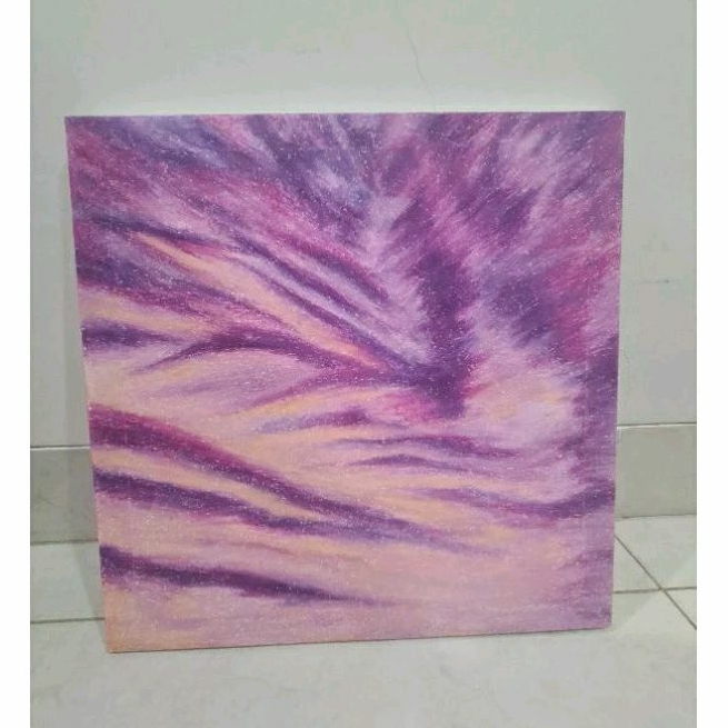 

Lukisan Krayon Violet Sky/ Lukisan Dekorasi Kamar/ Dekorasi Ruangan/ Lukisan Krayon
