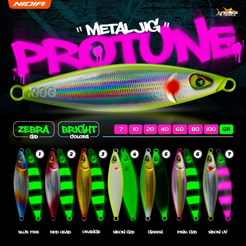 Umpan Pancing Metal Jig Protune 20Gram