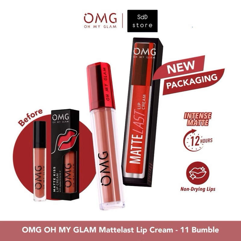 OMG OH MY GLAM Mattelast Lip Cream 11 Bumble 2.9g