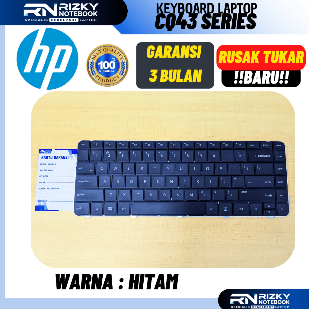 (PREMIUM QUALITY STOK BARU) Keyboard Laptop Hp Compaq 431 435 430 630 630S Cq43 Cq57 G4