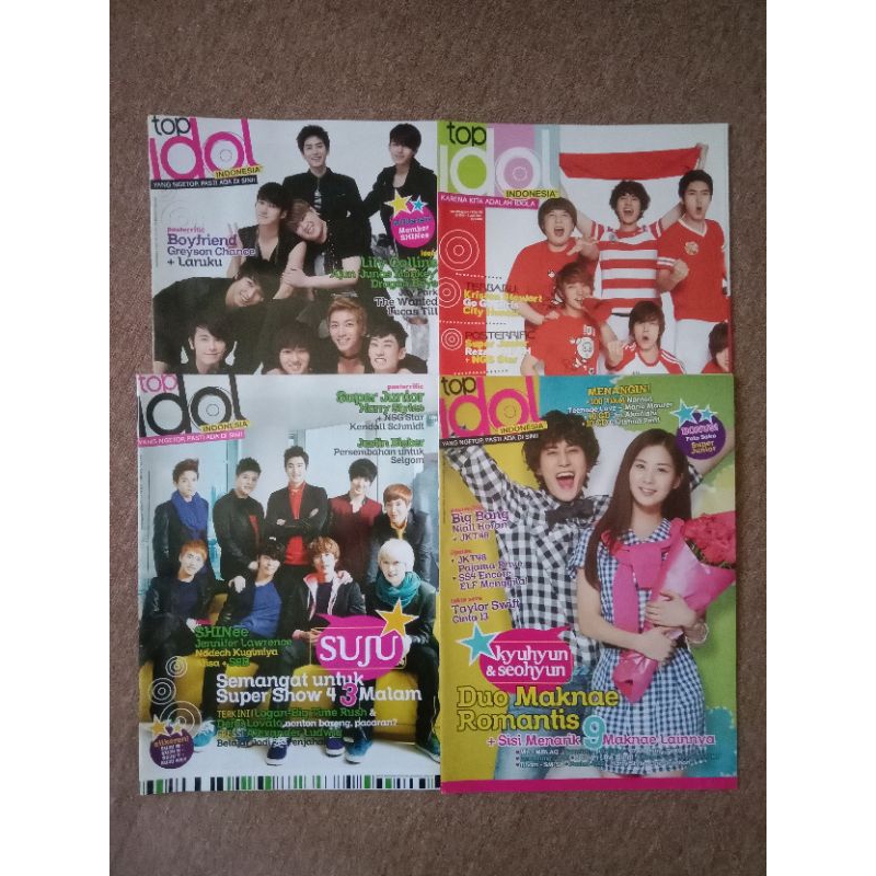 Paket Tabloid Top Idol Cover Super Junior