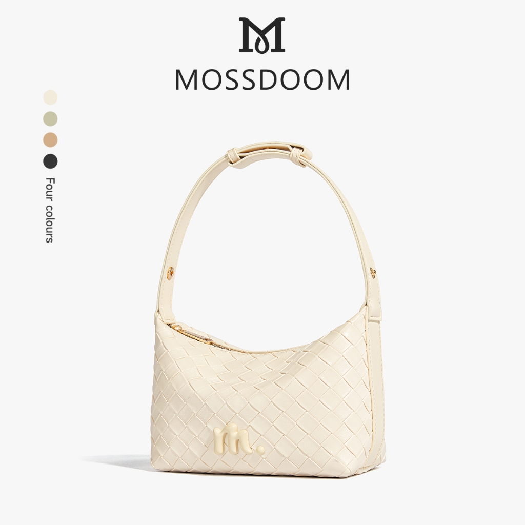 MOSSDOOM Tas Wanita Celestia Bag Tren Fashion Tas Bahu Anyaman Vintage