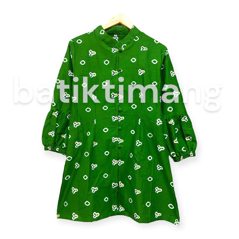 Tunik Kebaya Jumputan Cap Handmade Solo
