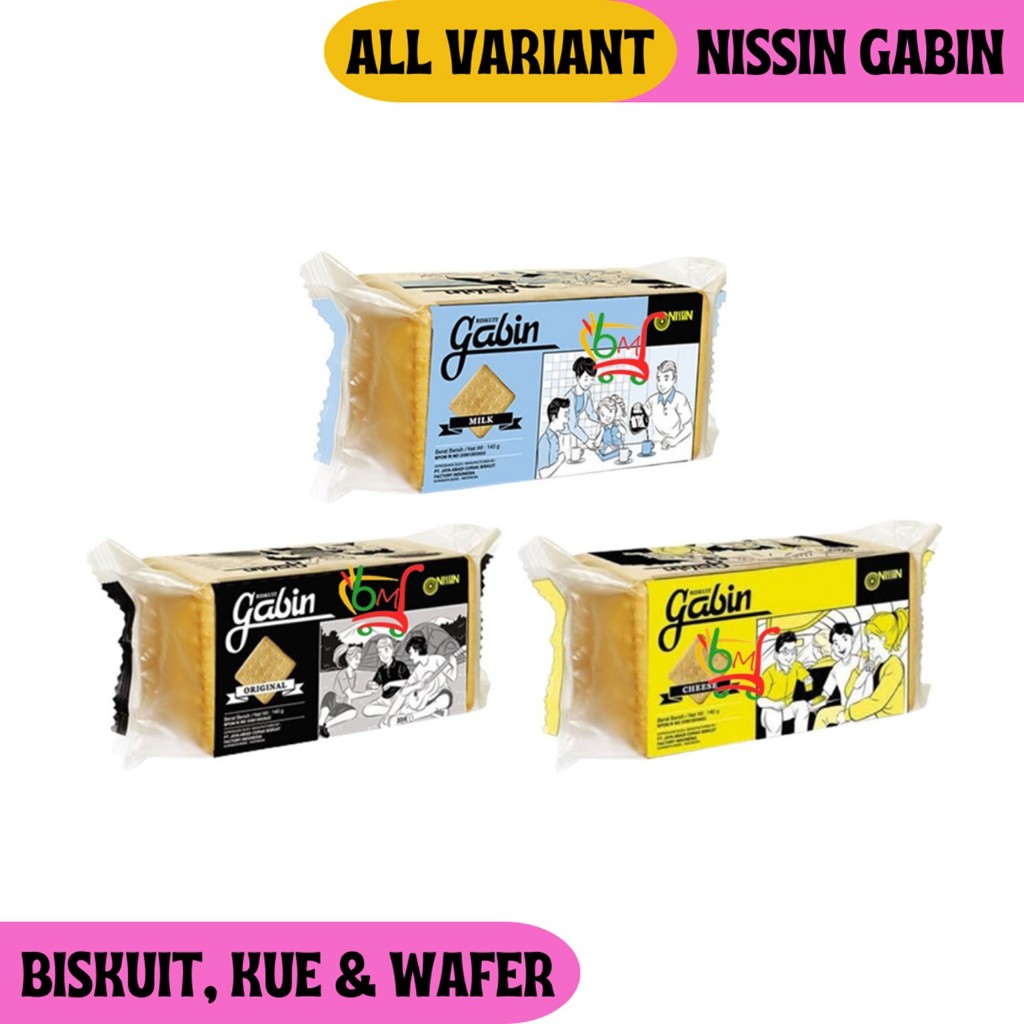 

Nissin Gabin Biskuit Kering Renyah All Variant