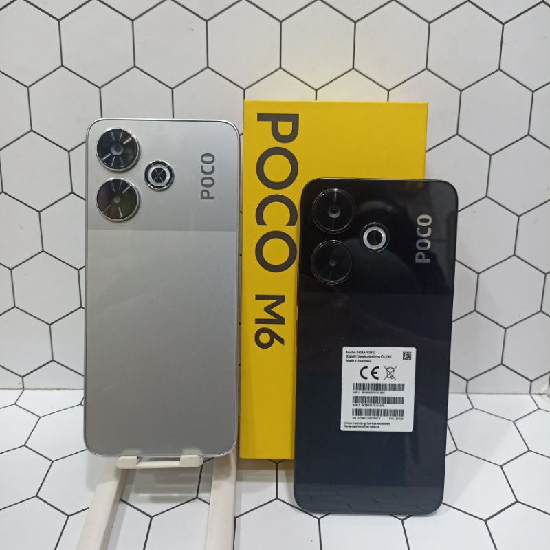 POCO M6 8/256GB HP SECOND BEKAS FULLSET