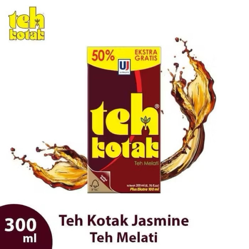 

Teh kotak Jasmine 300ml Teh melati 1 Dus -24 Botol