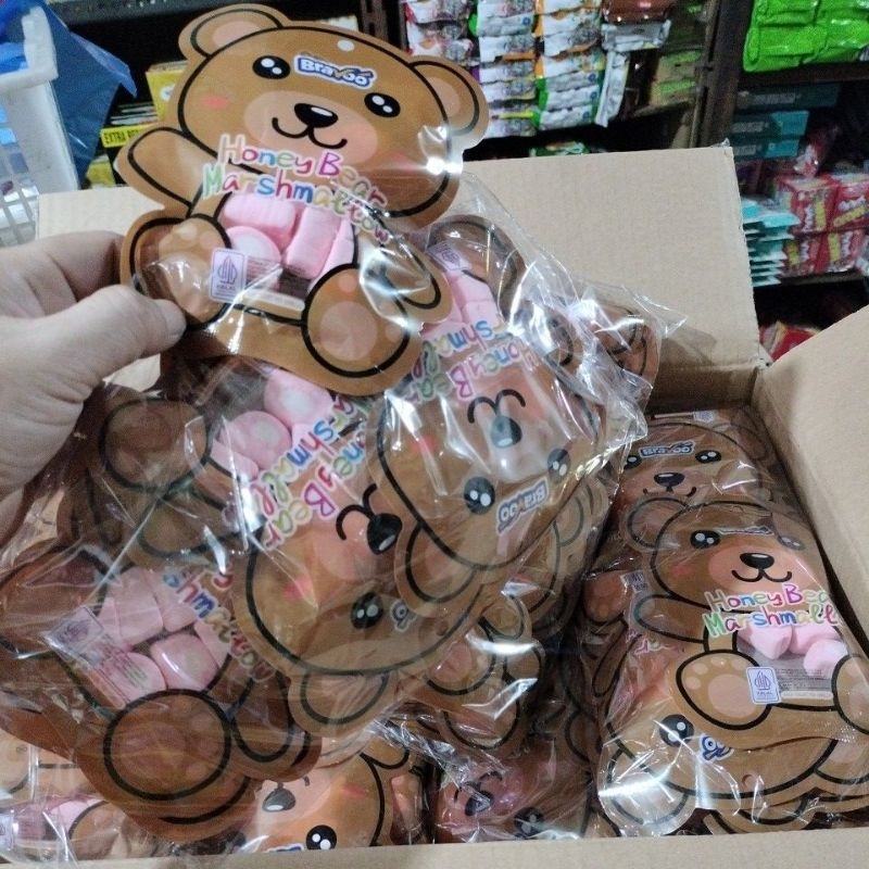 

MARSHMALLOW BEAR HARGA 1 BUNGKUS 10 PCS