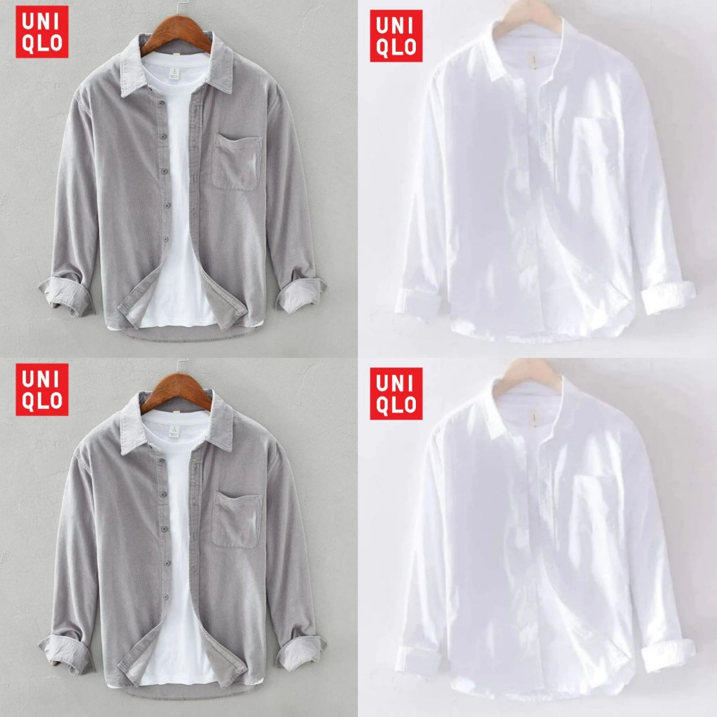 UNIQLO KEMEJA PRIA KEMEJA POLOS KEMEJA WANITA KAOS PRIA KEMEJA UNIQLO