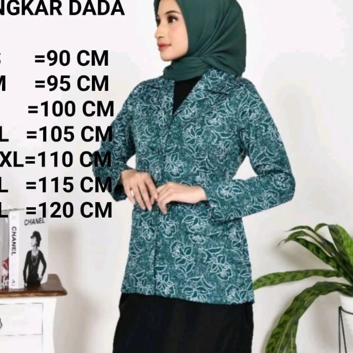 Gila Baju PKK Baju Atasan Seragam PKK Batik Nasional Full Furing