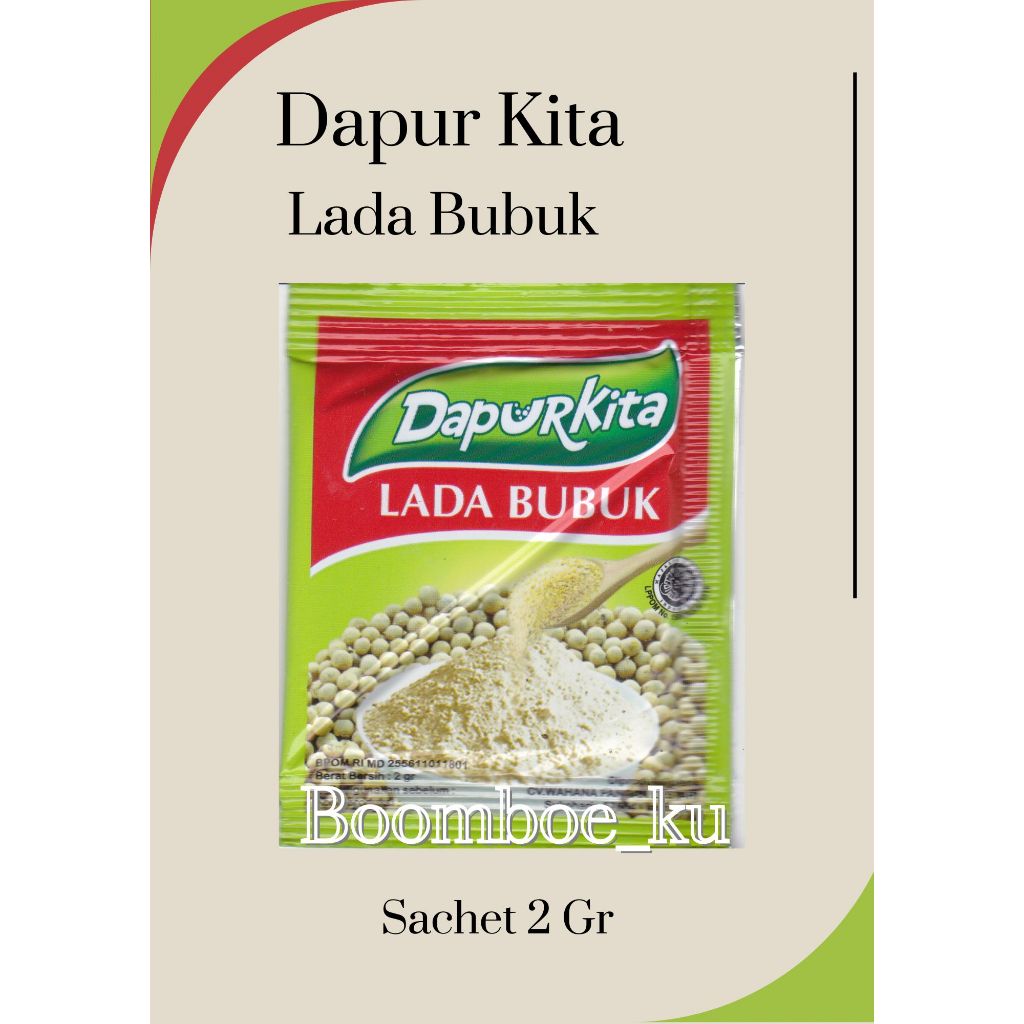 

Dapur Kita Lada Bubuk 2Gr