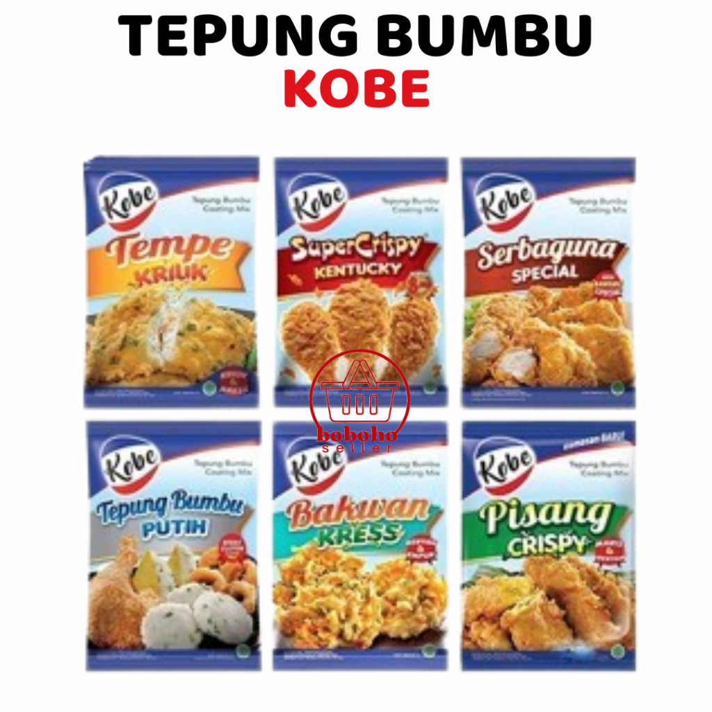 

Kobe Tepung Bumbu Kentucky Pisang Tempe Bakwan 200GR