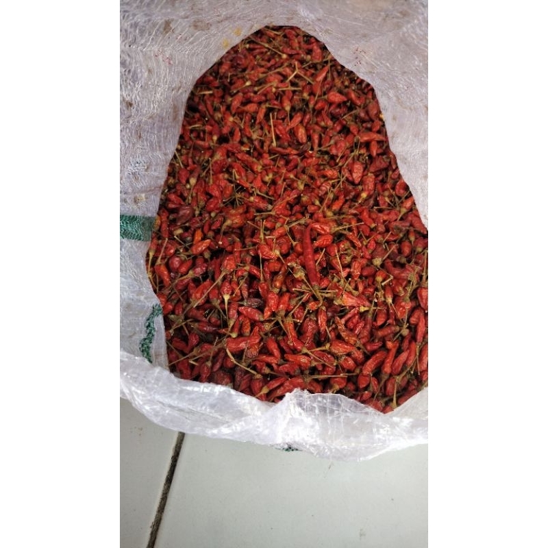 

cabe rawit lokal kering