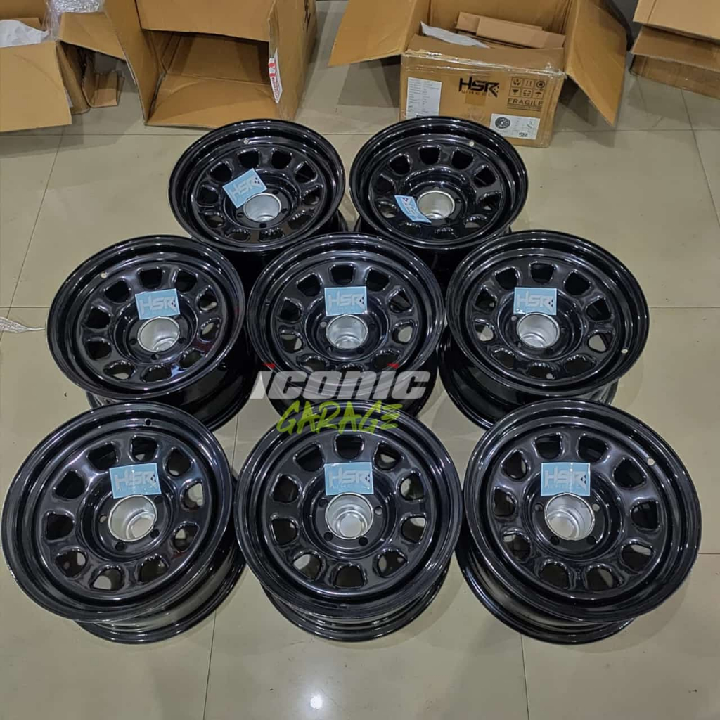 jual velg kaleng ring15x8 pcd 5x114,3 cocok muatan berat mobil hilux single innova grandmax l300