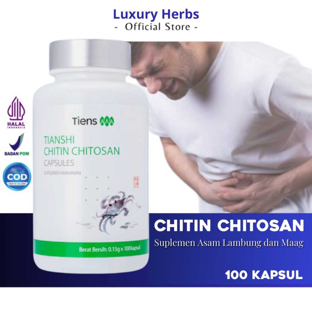 Obat China Asam Lambung Chitin Chitosan Tiens Obat Asam Lambung Gerd Penyembuhan Asam Lambung Gerd