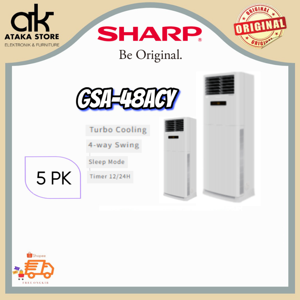 AC SHARP FLOOR STANDING 2.5PK (GSA24ACY) 5PK(GSA48ACY)