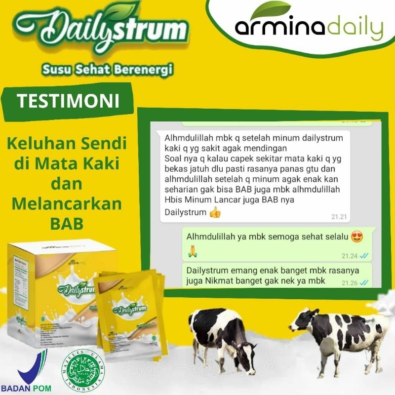 

Dailystrum Susu kolostrum Arminadaily termurah