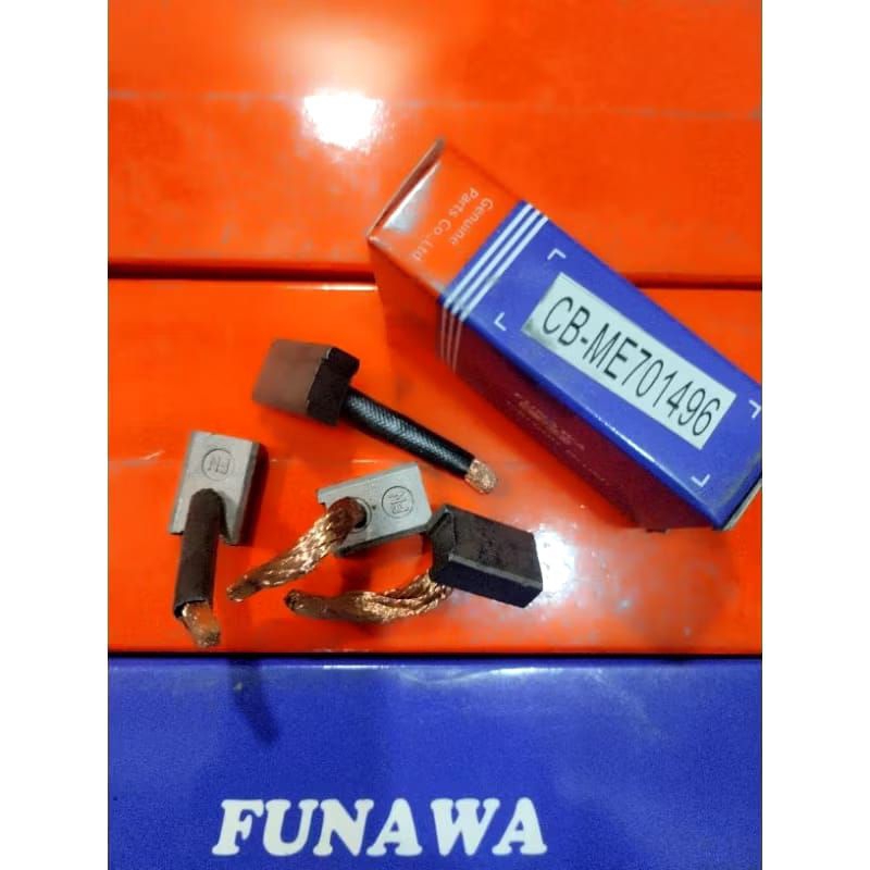 KUL DINAMO STARTER MOBIL CANTER PS135 PS110 PS125 ARANG SPULL CARBON BRUSH FUNAWA CB ME 701496