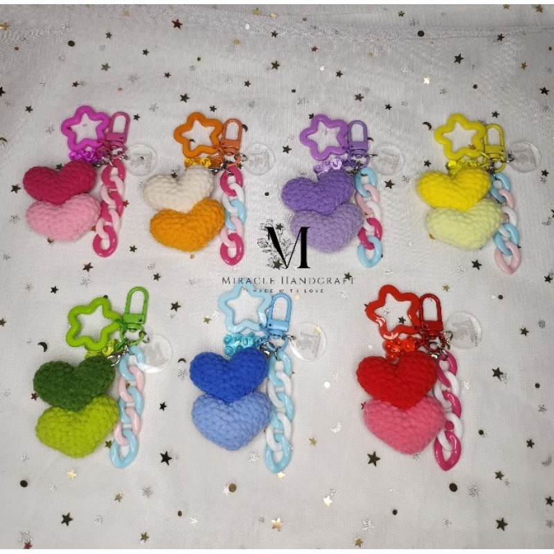 [ Miracle ] Gantungan Tas / Bag Charm / Strap Hp / Korea Strap Hp / Keychain / Phone Hook Korea