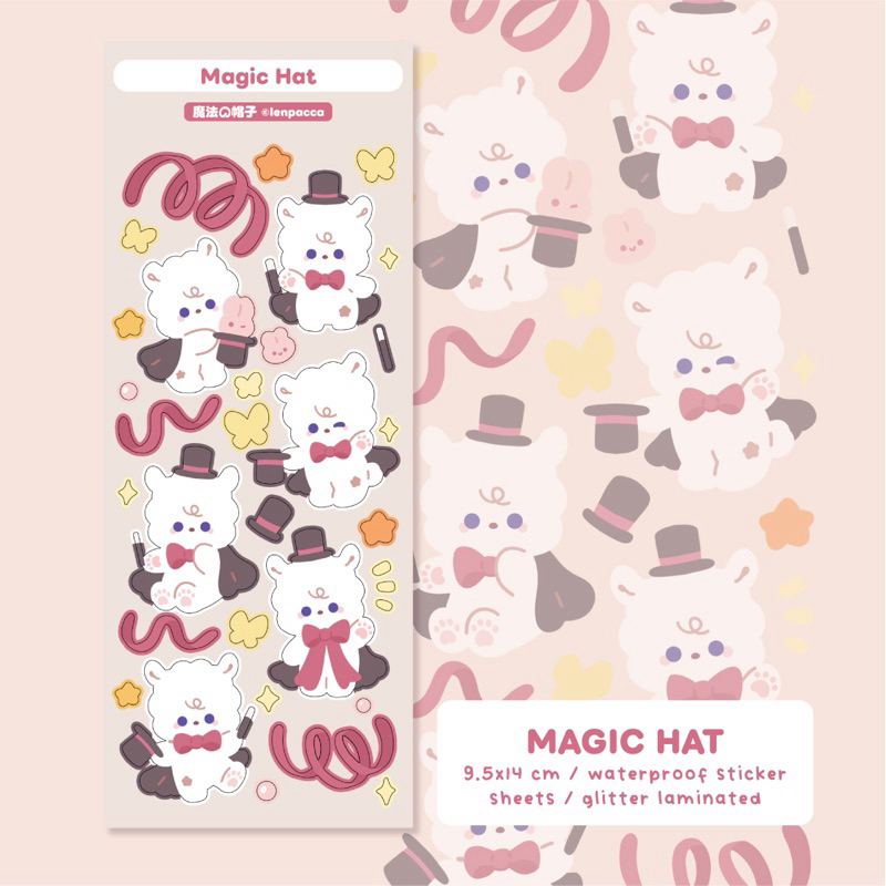 

Magic Hat (Deco Sticker Sheets) | Art by Lenpacca