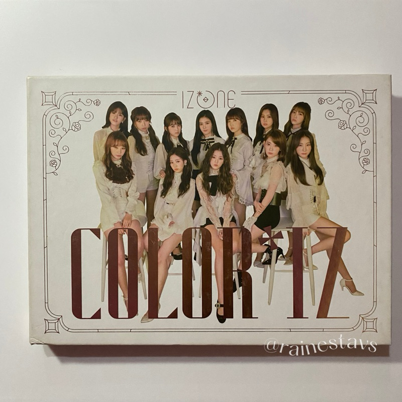 [READY STOCK] COLOR*IZ ALBUM ONLY ROSE VER NO CD IZONE IZ*ONE COLORIZ
