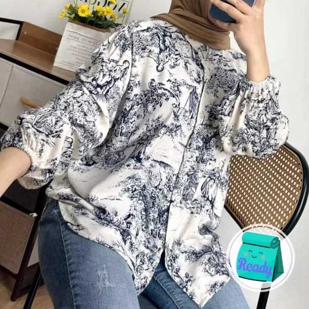 murah BISA COD KEMEJA RAYON MIX MOTIF  KEMEJA RAYON  KEMEJA RAYON MOTIF KEKAN  KEMEJA RAYON KASUAL  