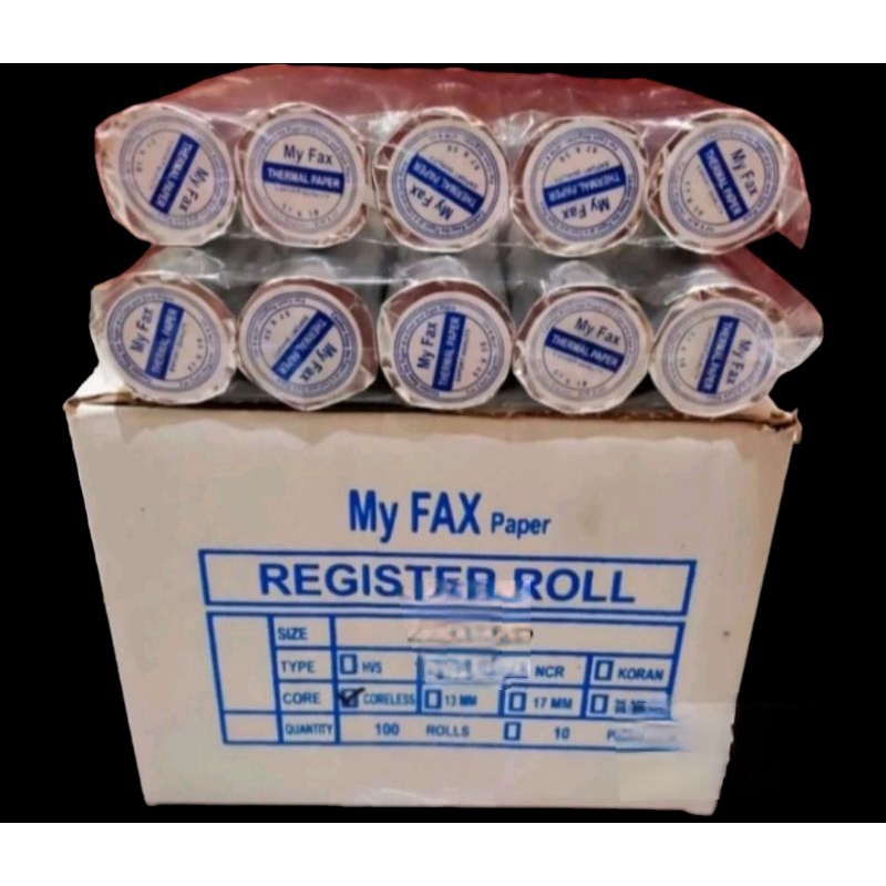 

paket 1kg isi 30roll kertas Termal 57/58x31mm struk kasir