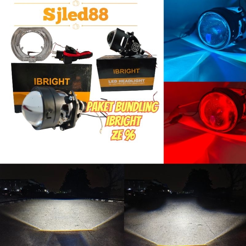PACKET BUNDLING BILED IBRIGHT ZE % - lampu utama Biled ibright ZE%