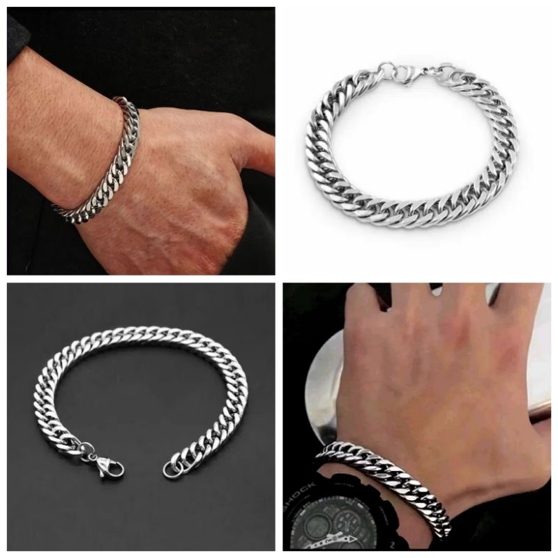GELANG RANTAI TITANIUM ANTI KARAT