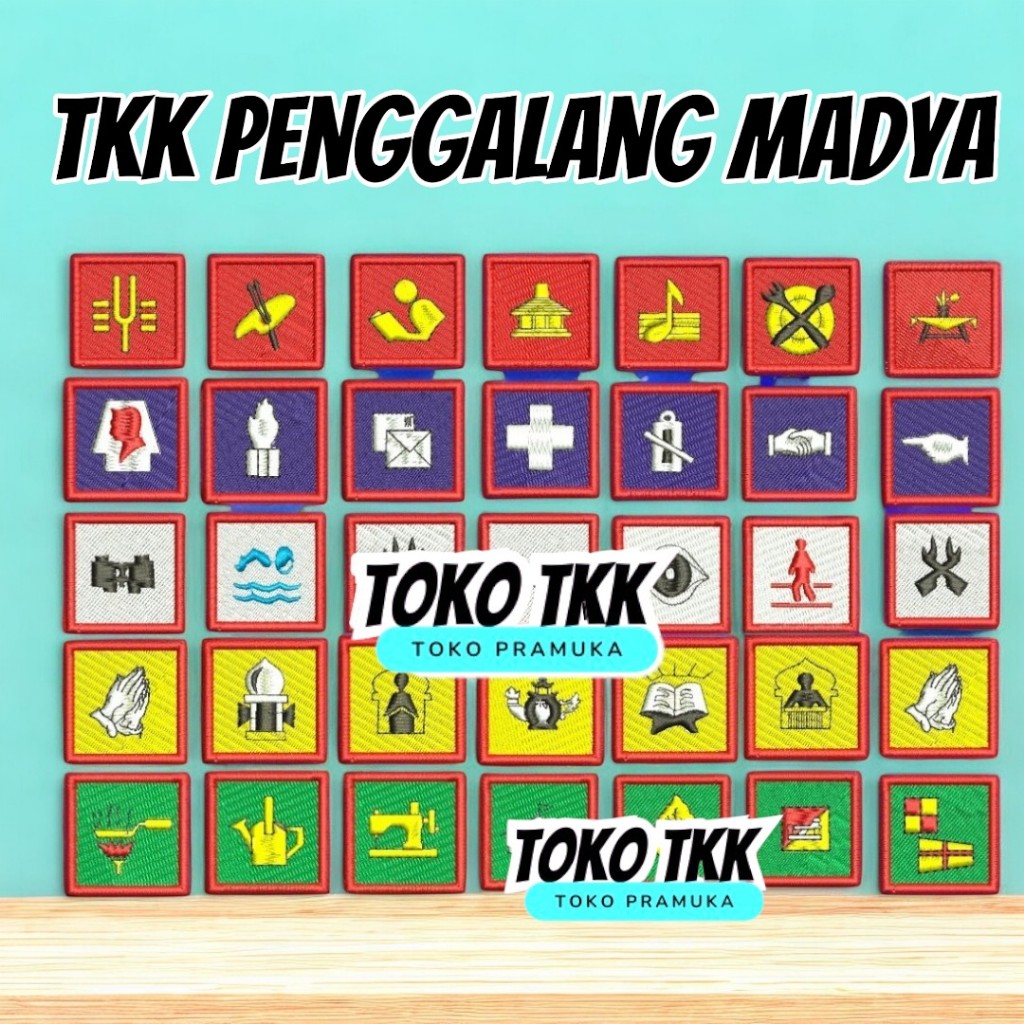 Tkk penggalang madya bordir / Tkk penggalang lengkap