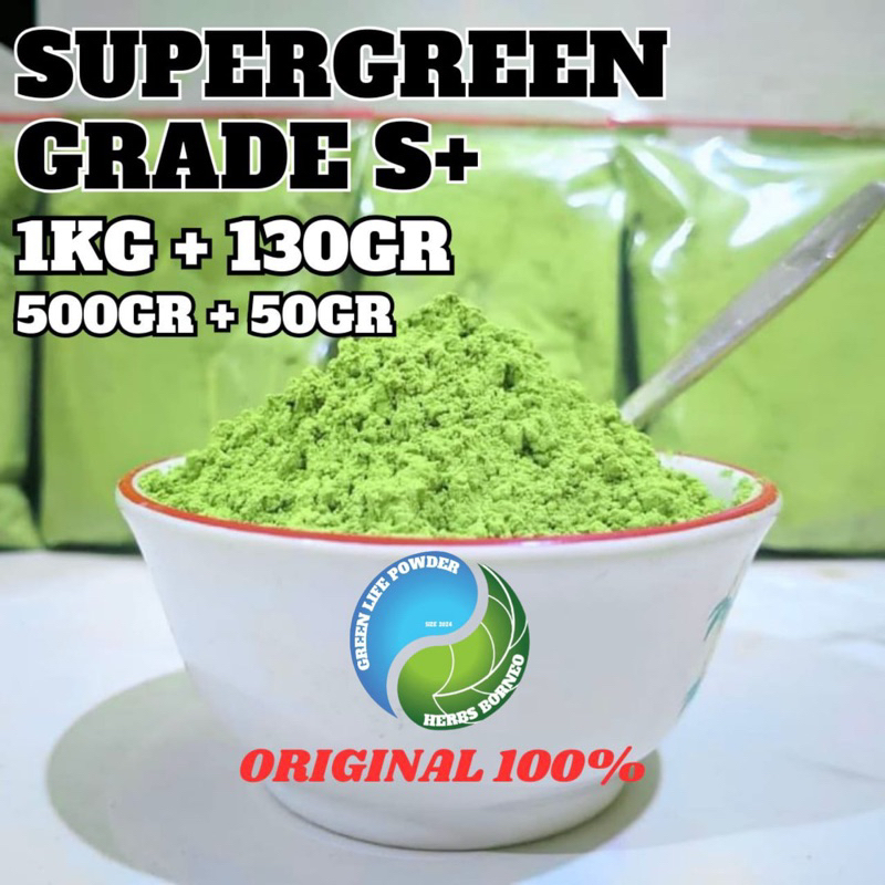 

( GRATIS 130 GRAM) bubuk purli bubuk daun purli purl bubuk hijau