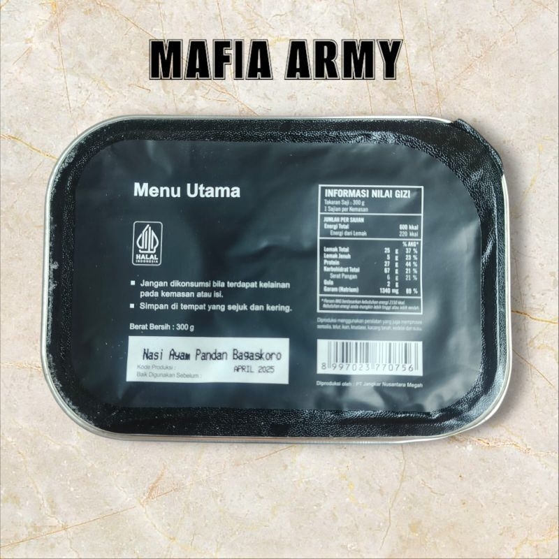 

Gooku 28 Store Ransum Makanan Nasi Kaleng Ransum Tni Naraga Tentara Survival Food