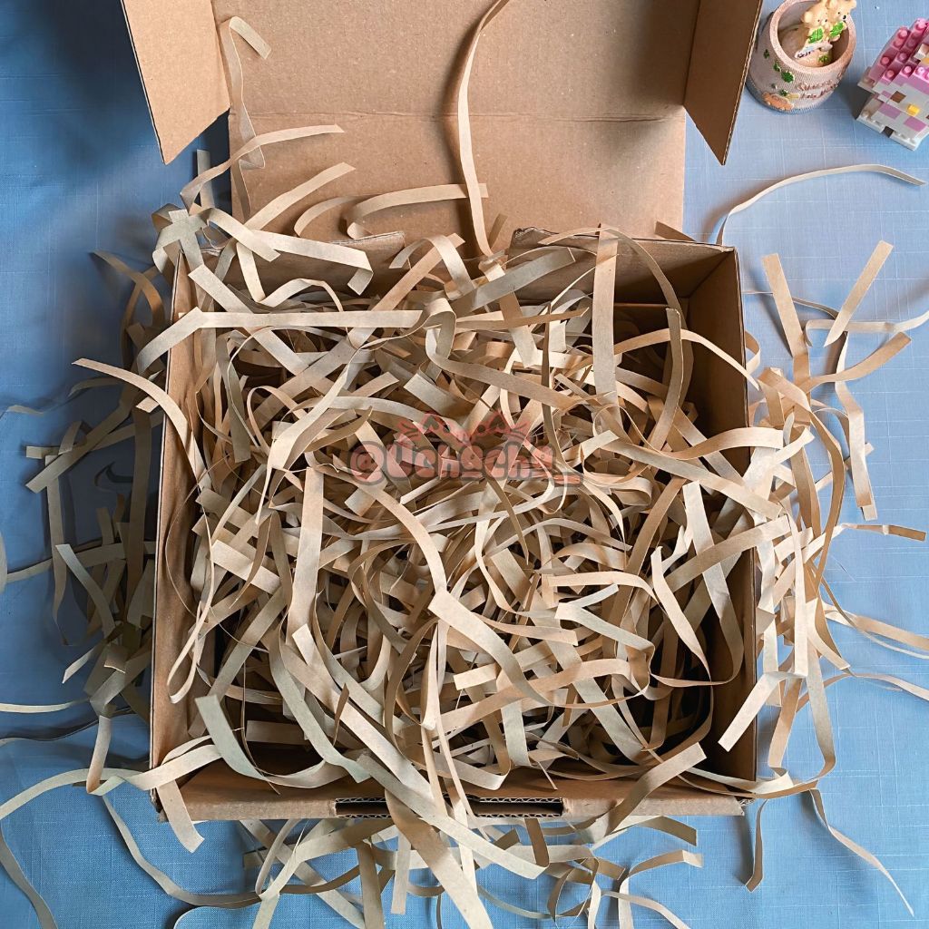 

Kertas Cacah Coklat/Kertas Serut/Isi Gift/Box Filler/Shredded Paper/Kertas Potong/isian box hampers