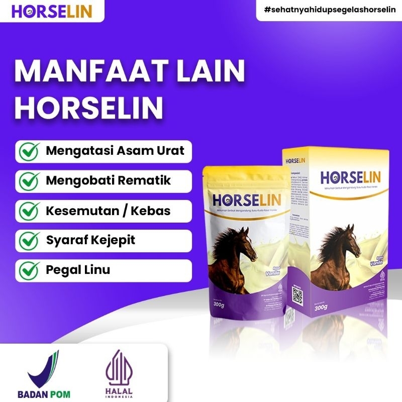 

HORSELIN Susu Kuda Premium 100% Original 1 Box 300 Gram